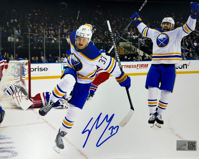 Casey Mittelstadt Signed Skating Celebration 8x10 Photo CLEARANCE TSE Buffalo