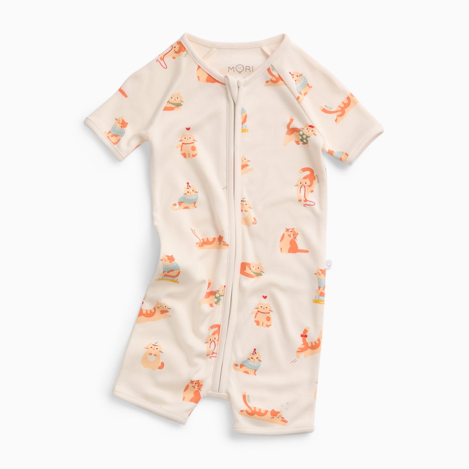 Cat Nap Summer Sleepsuit