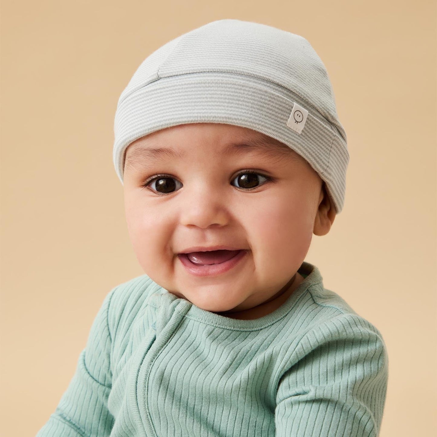 Baby Hat - Blue Stripe