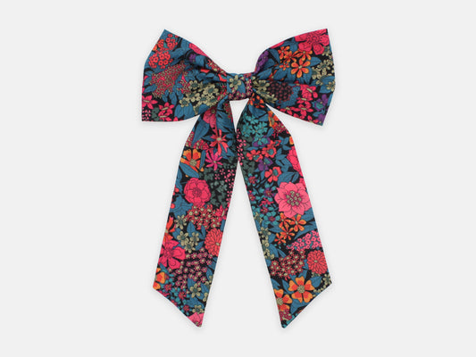 Large Bow Hair Clip - Liberty Ciara C Print
