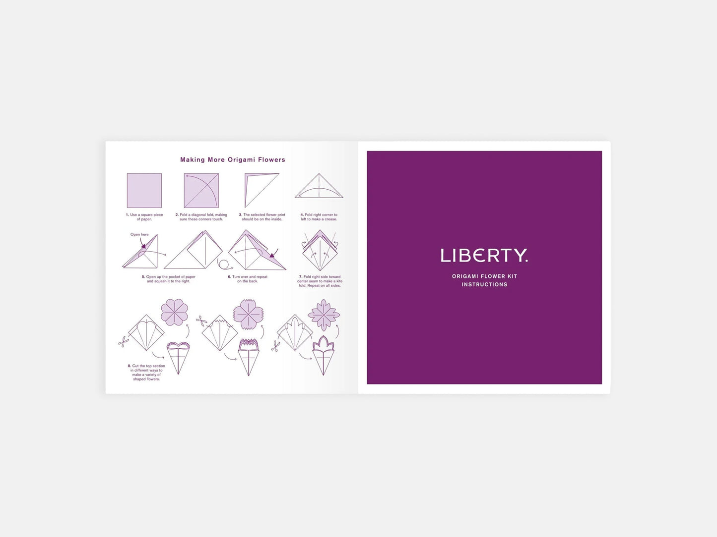 Liberty Classic Floral Origami Flower Kit