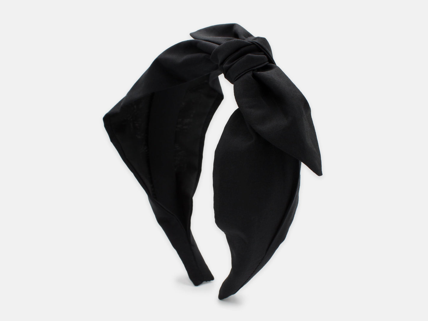 Side Bow Headband - Liberty Black F Print