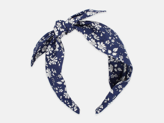 Side Bow Headband - Liberty Capel U Print