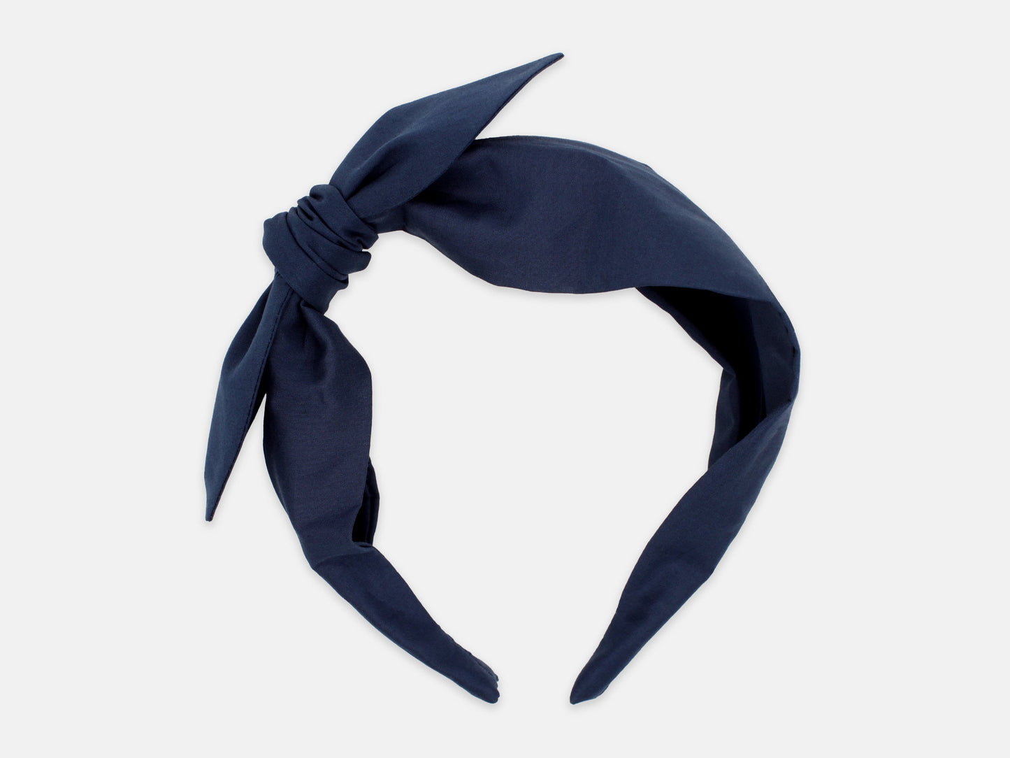 Side Bow Headband - Liberty Navy C Print