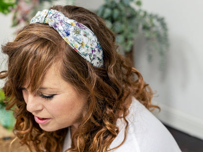 Classic Knot Headband - Liberty Wild Flowers Print