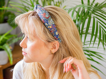 Padded Knot Headband - Liberty Tresco F Print