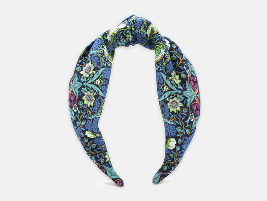 Classic Knot Headband - Liberty Strawberry Thief J Print