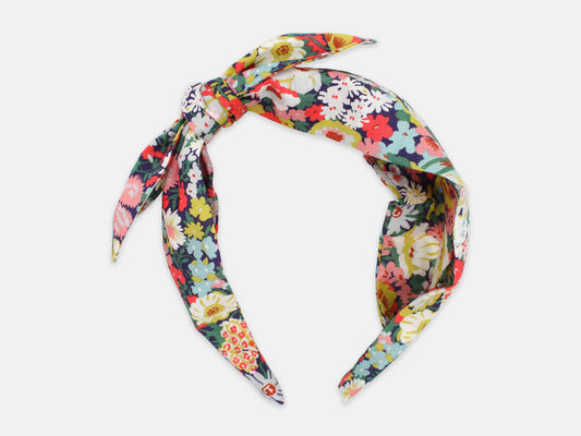 Side Bow Headband - Liberty Thorpe C Print
