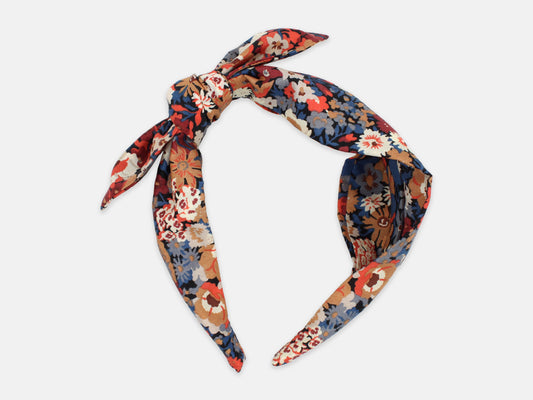 Side Bow Headband - Liberty Thorpe L Print