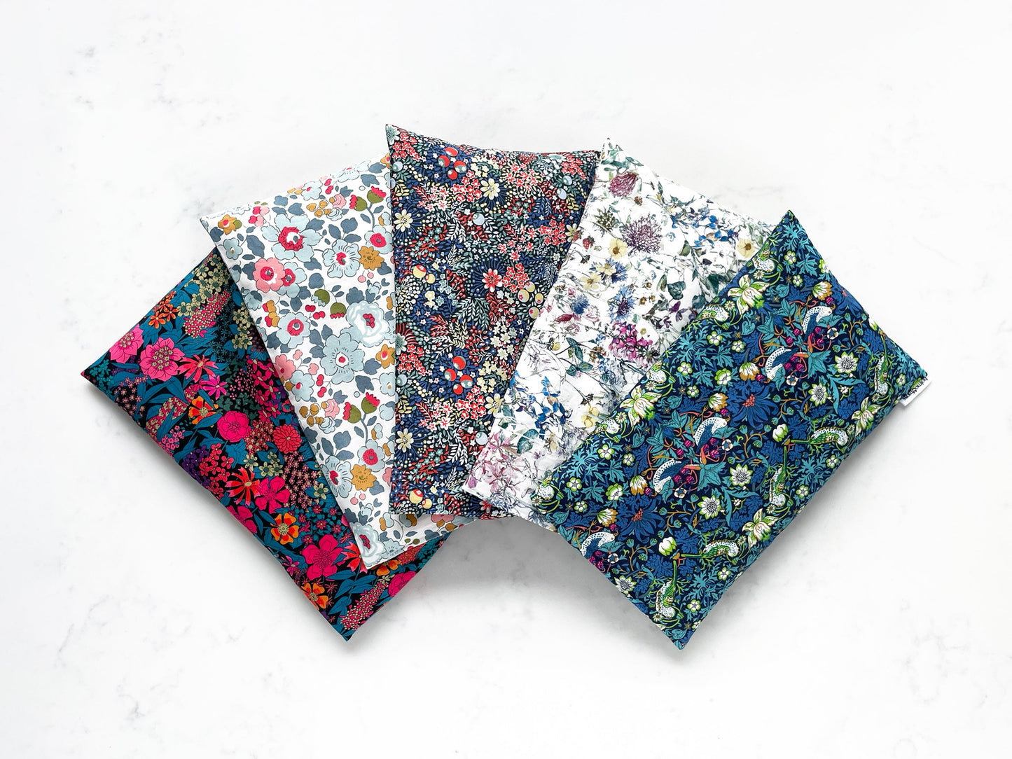 Eye Pillow with Lavender and Chamomile - Liberty Strawberry Thief J Print