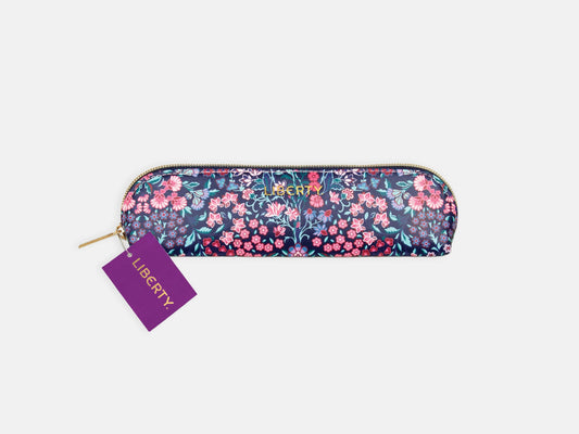 Liberty Tanjore Gardens Tile Navy Pencil Case
