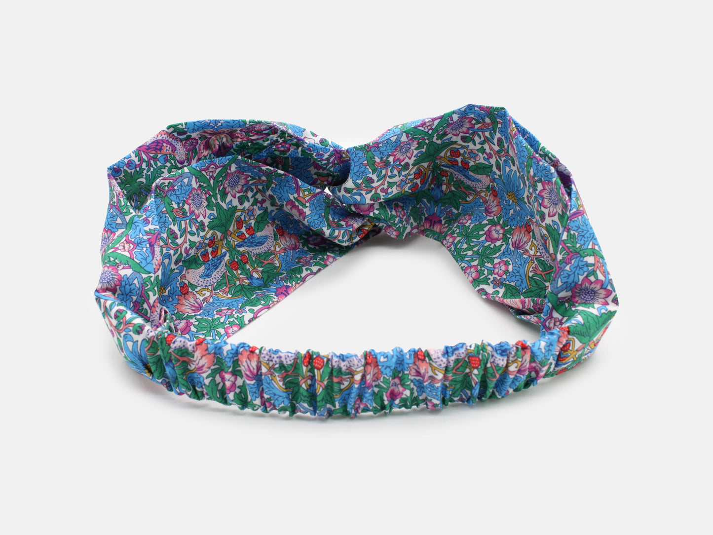 Twist Headband - Liberty Strawberry Thief Spring F Print