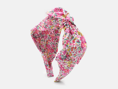 Side Bow Headband - Liberty Emma and Georgina N Print