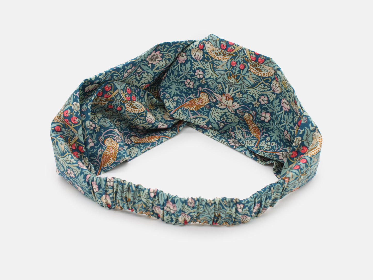Twist Headband - Liberty Strawberry Thief P Print