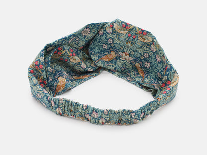 Twist Headband - Liberty Strawberry Thief P Print