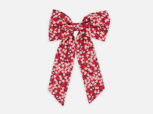 Large Bow Hair Clip - Liberty Mitsi Valeria D Print