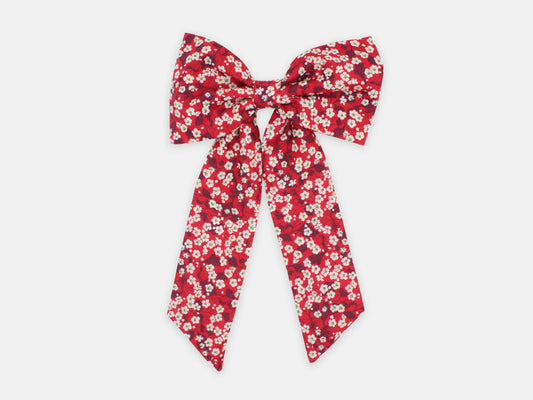 Large Bow Hair Clip - Liberty Mitsi Valeria D Print