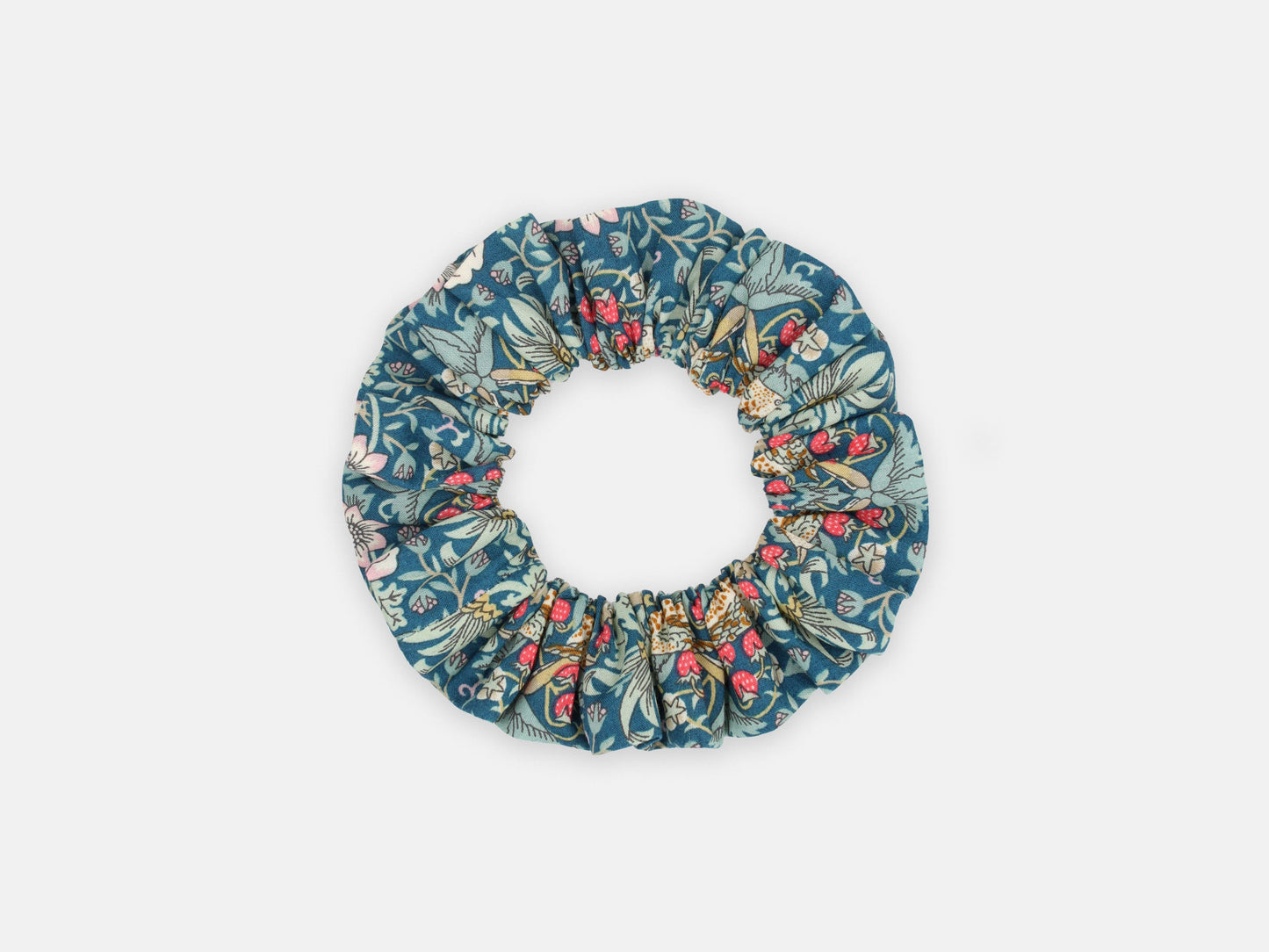 Scrunchie - Liberty Strawberry Thief P Print