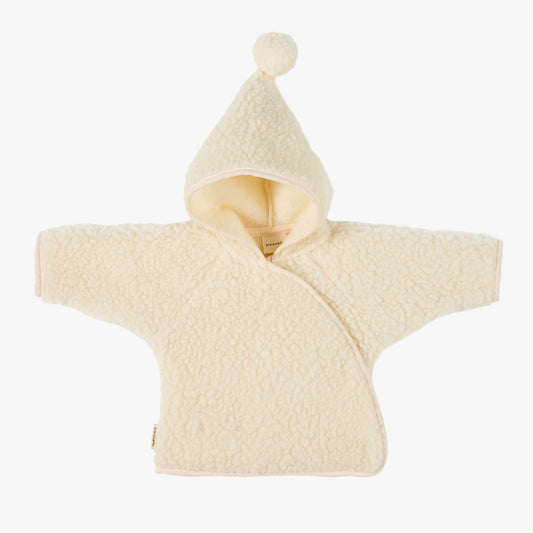BINIBAMBA Merino Wool Snugglejacket - Milk