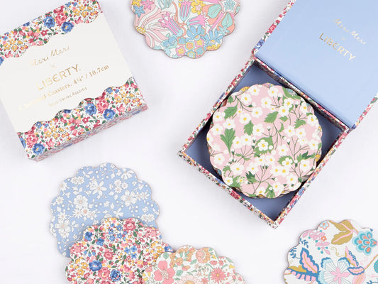 Meri Meri x Liberty Mixed Set Coasters (6)
