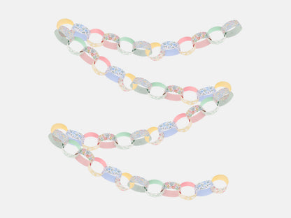 Meri Meri x Liberty Scalloped Paper Chains Set