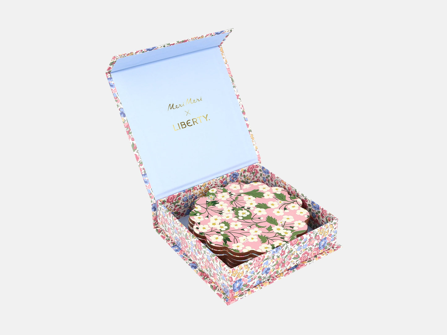 Meri Meri x Liberty Mixed Set Coasters (6)