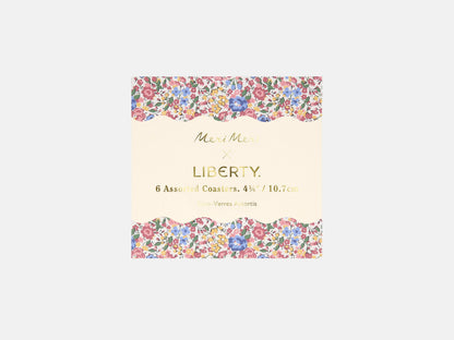 Meri Meri x Liberty Mixed Set Coasters (6)