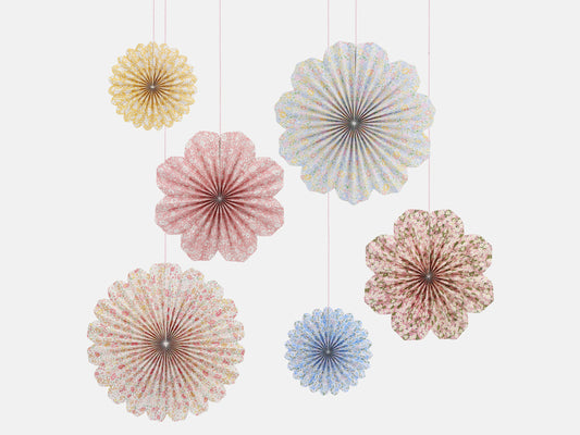 Meri Meri x Liberty Paper Pinwheel Decorations (6)