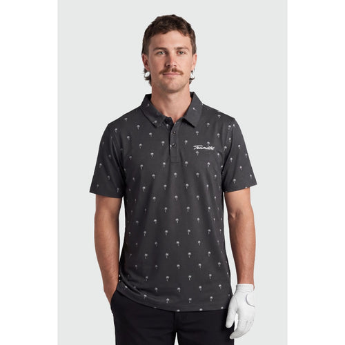 TEAMLTD - PAR-TEE POLO | Black Mini Palm