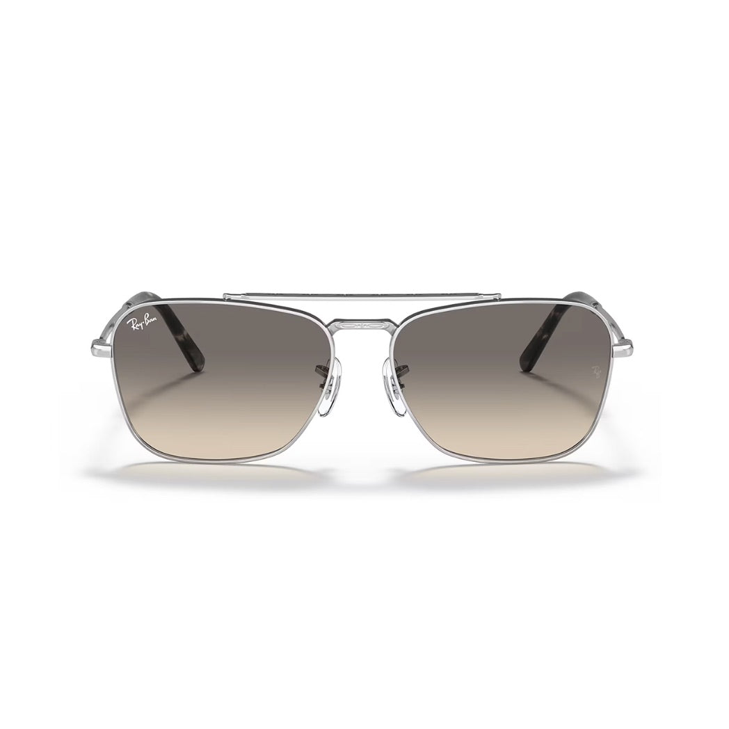 RAYBAN - NEW CARAVAN | Silver w/ Gradient Grey