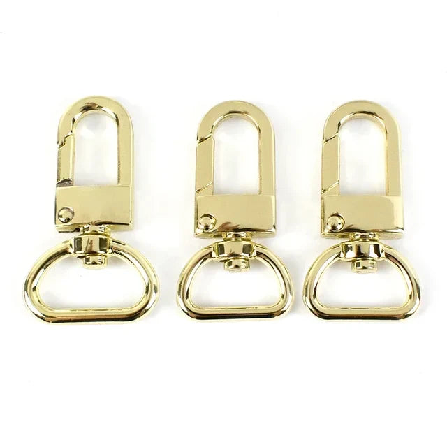 5/10/20pcs Meetee 13-19mm Bag Metal Belt Strap Buckles Carabiner Snap Spring Hook Lobster Clasp Dog for Purse DIY Leather Craft
