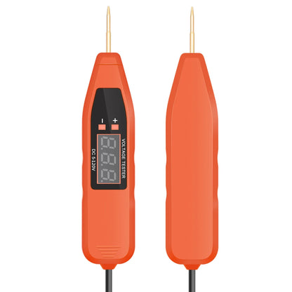 5V 120V Automotive Circuit Voltage Tester Pen Positive and Negative Pole Detection Probe Spring Wire Car Electrical Circuit Test