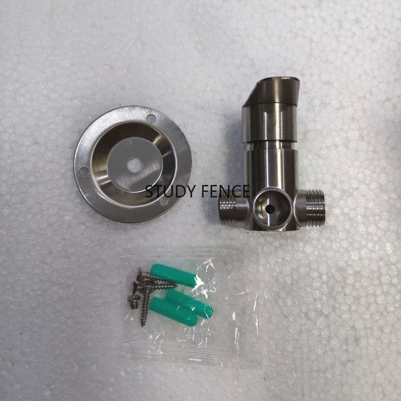 1pc 304 Stainless Steel Surface Mounted Faucet, Shower Head Switch Faucet, Quarter Caliber, Bathroom Hardware Accessories