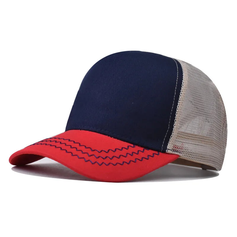 Baseball Cap Adult Net cap Hat Pure color Unisex Summer hat Breathable hat No pattern shade Spring Autumn Cap Hip Hop Fitted Cap