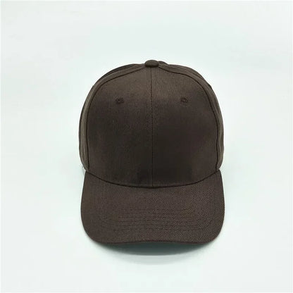 Adult solid acrylic baseball cap Curved visor hats Men women casual plain trucker cap Adjustable sun hats casquette  Dad hats