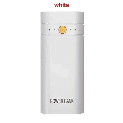 2X 18650 Portable Power Bank Kit USB Type-C Battery Charger Case DIY Power Bank Box Power Bank Shell Case Box Charge Storage Box