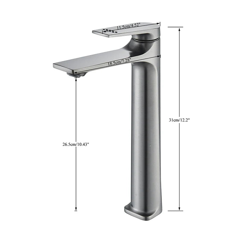 Black Bathroom Sink Faucet for Two Hole Kitchen Stainless Steel Washbasin Shower Faucet Accessories Hot & Cold Water Mixer Tap