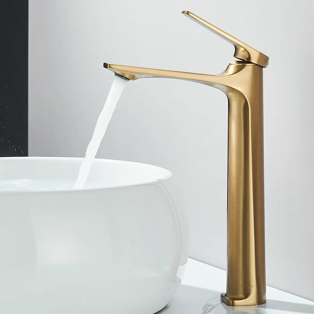 Black Bathroom Sink Faucet for Two Hole Kitchen Stainless Steel Washbasin Shower Faucet Accessories Hot & Cold Water Mixer Tap