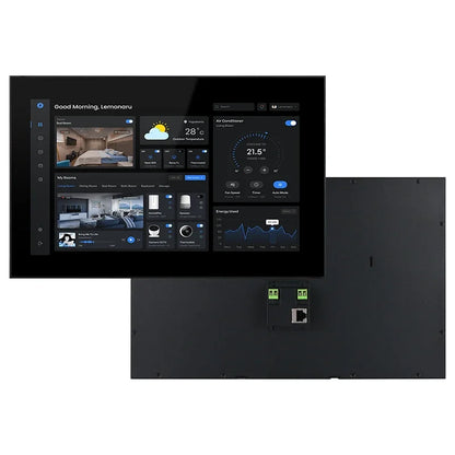 2025 Bigger Size 14 Inch Aluminum case Home Automation Smart Security in Wall Control Panel Pc