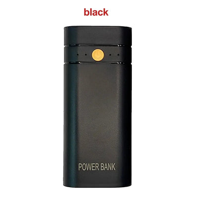 2X 18650 Portable Power Bank Kit USB Type-C Battery Charger Case DIY Power Bank Box Power Bank Shell Case Box Charge Storage Box