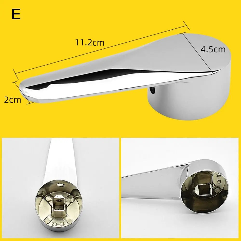 35mm/40mm Kitchen Hot Cold Faucet Switch Handle Basin Mixer Tap Metal Replacement Cover Bathroom Taps Repair Accessories