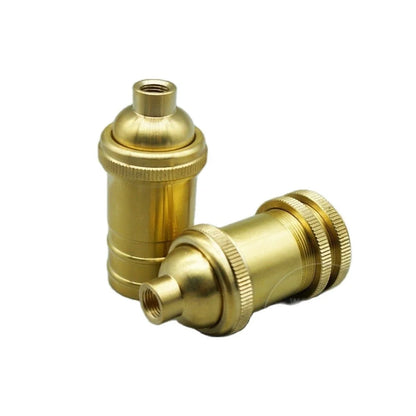 E14 Brass Light Socket Bulbs Edison Retro DIY Pendant Lamp Holder Base Retro Edison Bulb Holder Candle Light Socket