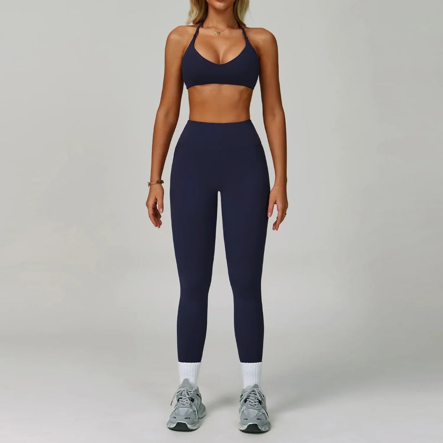 2Pcs Sets Women's Tracksuit Fitness Clothes Yoga Sets Sportswear Workout Bra High Waist Leggings Set Gym Clothing Sports Suits
