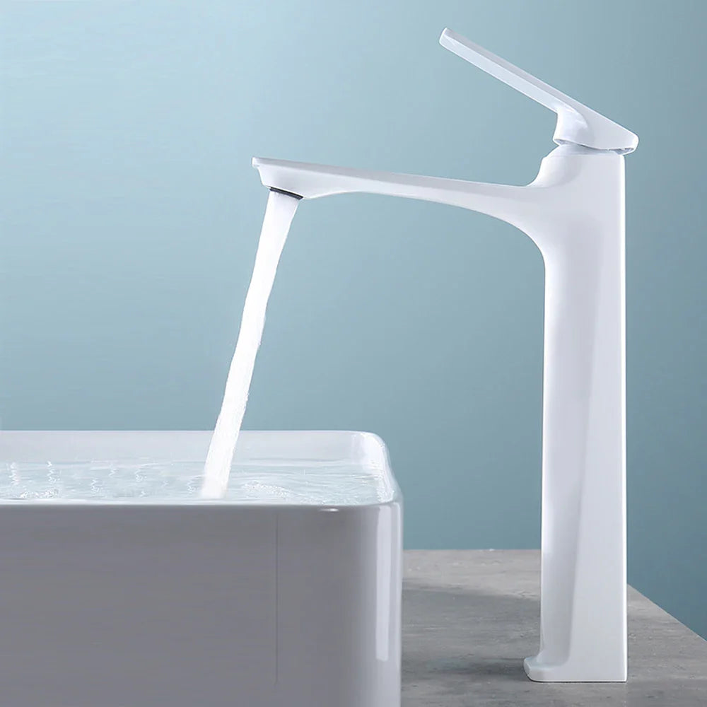 Black Bathroom Sink Faucet for Two Hole Kitchen Stainless Steel Washbasin Shower Faucet Accessories Hot & Cold Water Mixer Tap