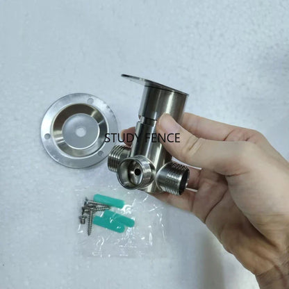 1pc 304 Stainless Steel Surface Mounted Faucet, Shower Head Switch Faucet, Quarter Caliber, Bathroom Hardware Accessories