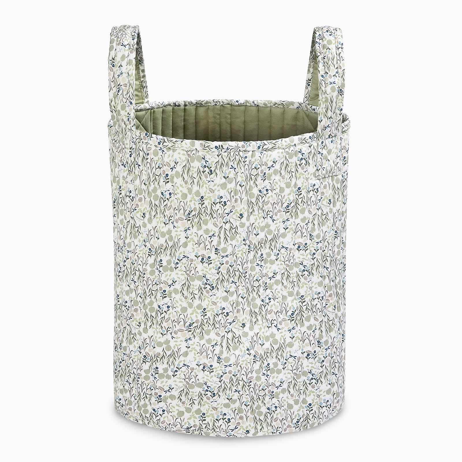 Avery Row Large Quilted Storage Basket - Riverbank