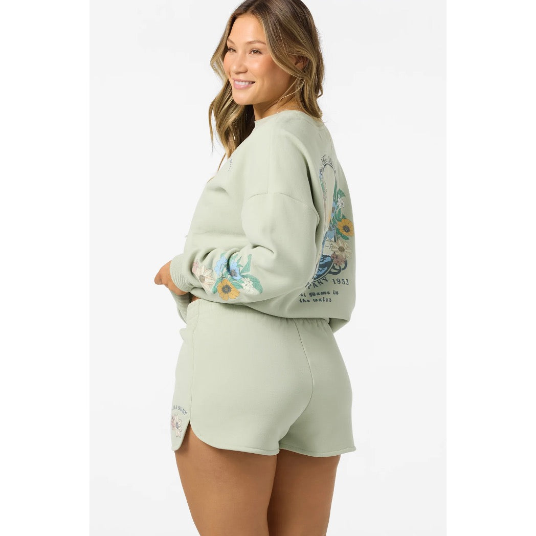 ONEILL - PETAL SCALLOP FLEECE SHORT | Desert Sage