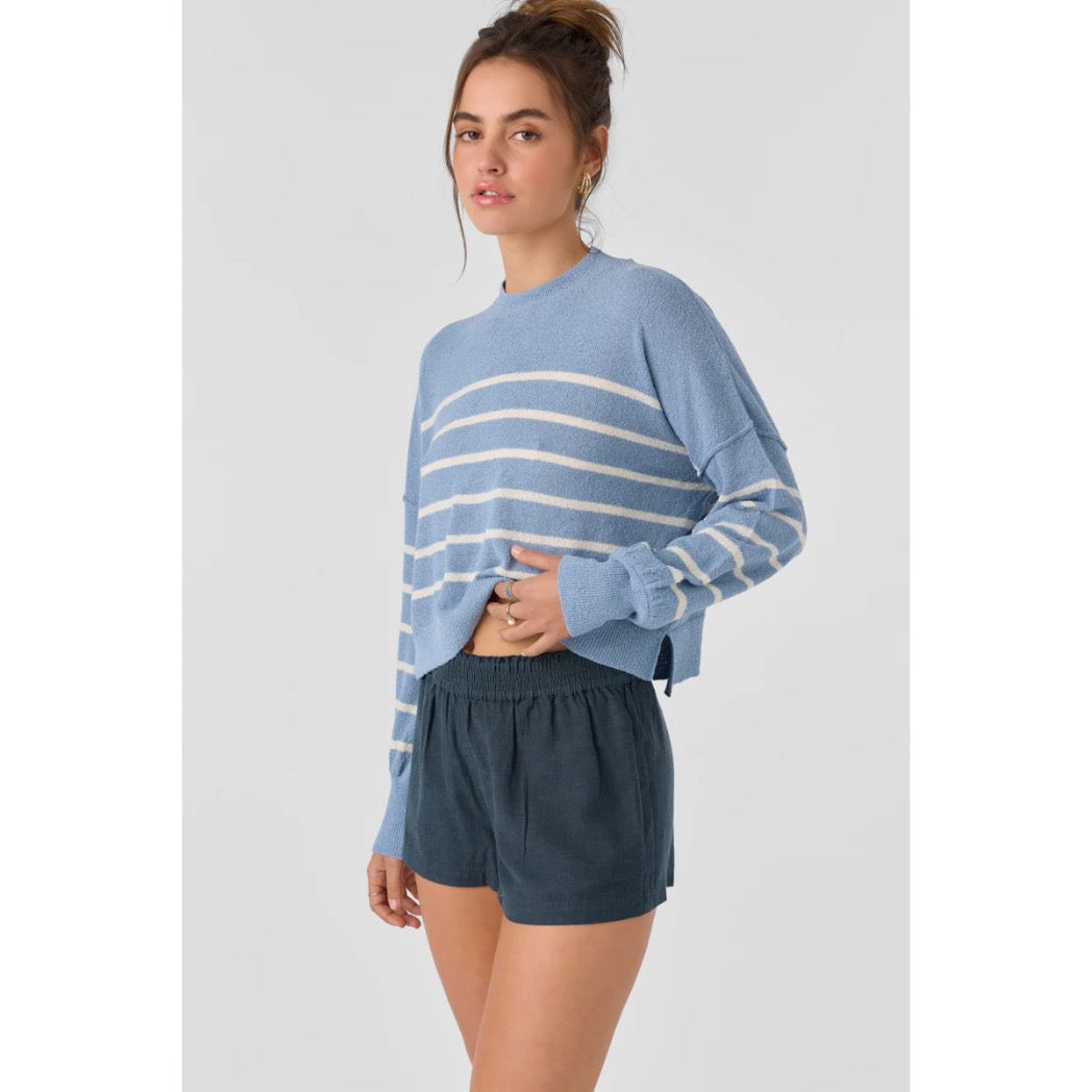 ONEILL -ZEPHI LONG SLEEVE SWEATER | FADED DENIM