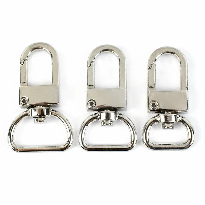 5/10/20pcs Meetee 13-19mm Bag Metal Belt Strap Buckles Carabiner Snap Spring Hook Lobster Clasp Dog for Purse DIY Leather Craft