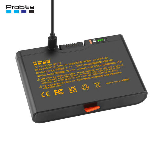 5800mAh Replacement Battery for JBL Partybox 520 Partybox 720 BOOMBOX 4 Bluetooth Speaker with TYPE-C PD Fast Charging Port